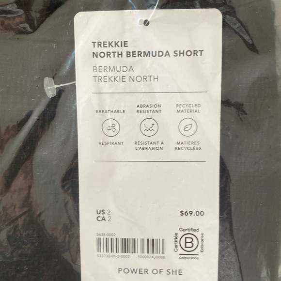 Athleta Pants - Athleta Black Trekkie North Bermuda Short size XS